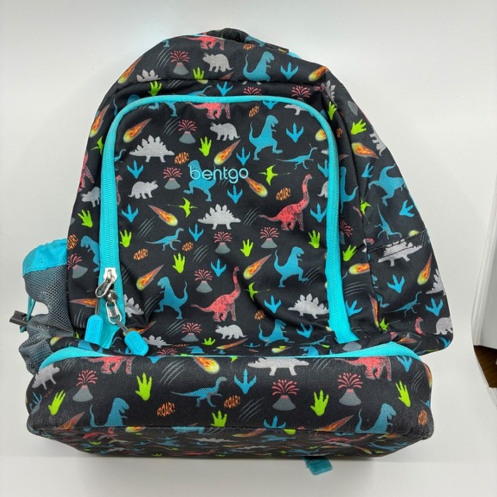Bentgo dinosaur‎ backpack back to school multicolor black